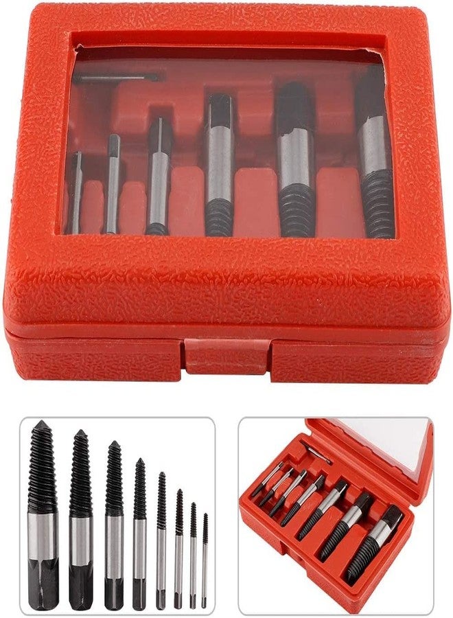 Homdum Damaged Screw Extractor Pro-Cut Remover Tools Kit for Stripped Screw and broken bolt Removers Set of 8 Pcs Screwdriver Bit Set with Storage Case - Image 5